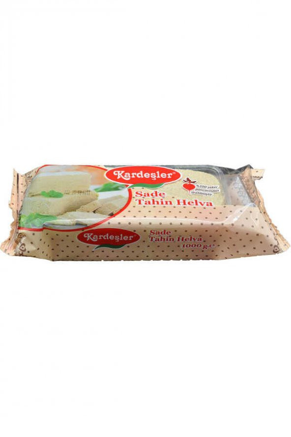 Kardeşler Sade Tahin Helva 1 KG x 3 Adet - 2