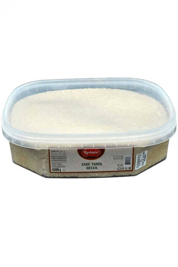 Kardeşler Sade Tahin Helva Kase 4000 G