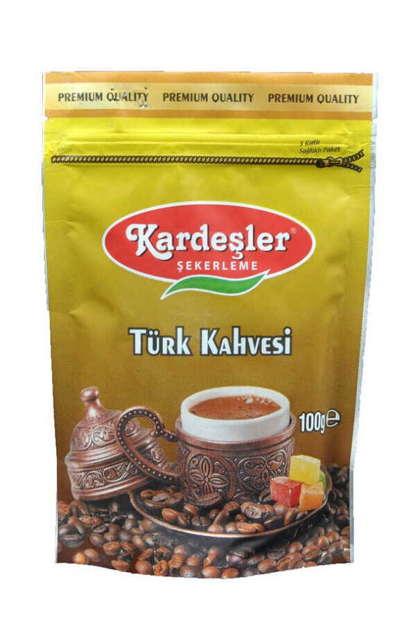 Kardeşler Orta Kavrulmuş Türk Kahvesi 100 G