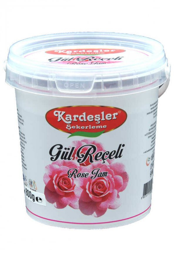 Kardeşler Gül Reçeli Kova 800 G x 2 Adet - 2