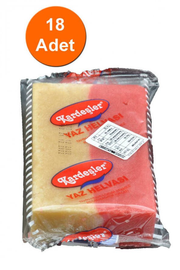 Kardeşler Yaz Helvası 300 G x 18 Adet
