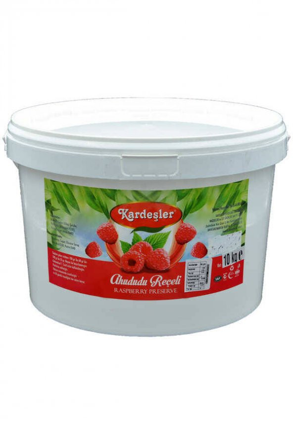 Kardeşler Ahududu Reçeli Kova 10 Kg