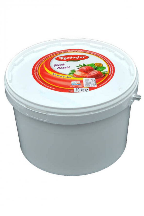 Kardeşler Çilek Reçeli Kova 10 Kg
