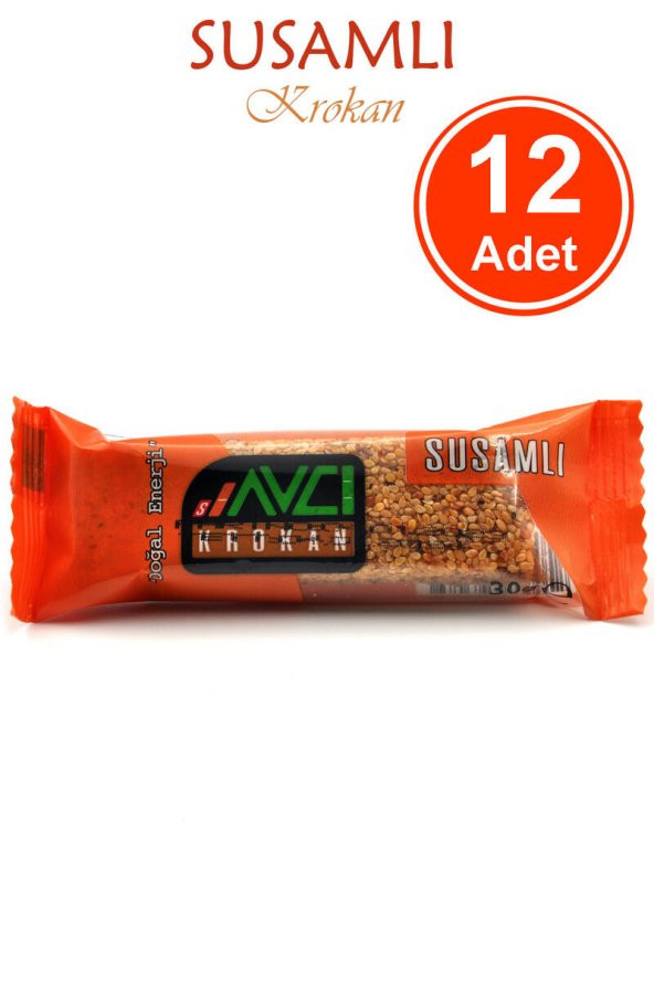 Susamlı Krokan 30 G  x 12 Adet