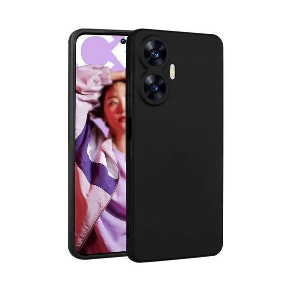 Gpack Realme C55 Kılıf Mat Lüx Kamera Korumalı Premier Mat Silikon