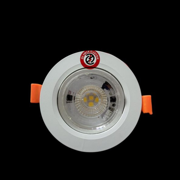 ATLANTİS 6 WATT 6W COB LED SPOT BEYAZ KASA YUVARLAK BEYAZ IŞIK - 2