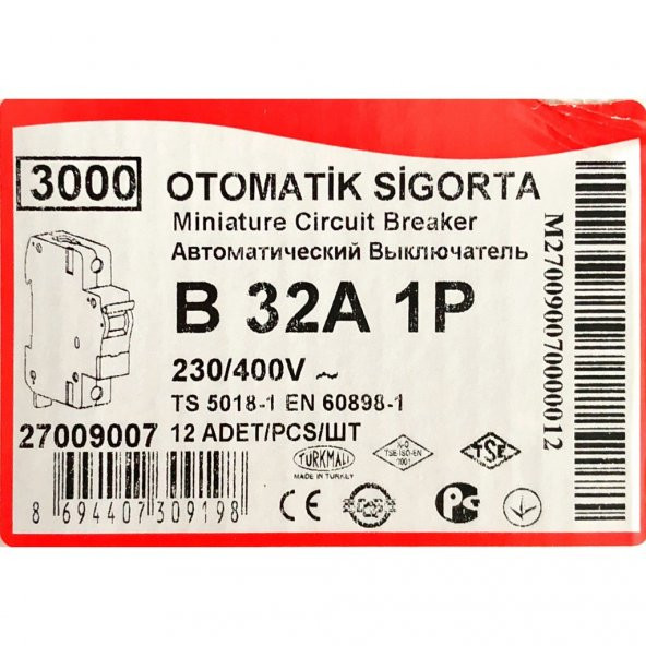 MAKEL W OTOMAT SİGORTA 40A AMPER - 6