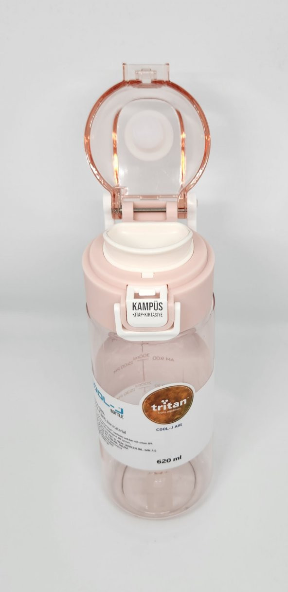 Gıpta Cool-J Air 620ml Soft Pembe Kilitli Tritan K7546 Matara
