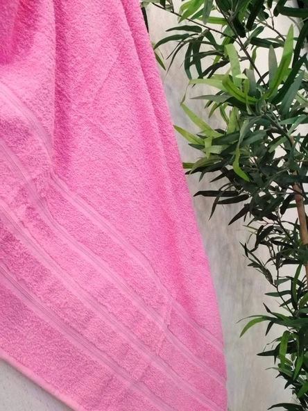 NİVEMESHOME PEMBE BANYO HAVLUSU ÇINAR - Resim 4