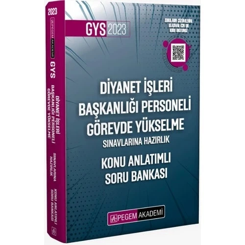 PEGEM GYS DİYANET İŞLERİ PERSONELİ KONU ANLATIMLI SORU BANKASI