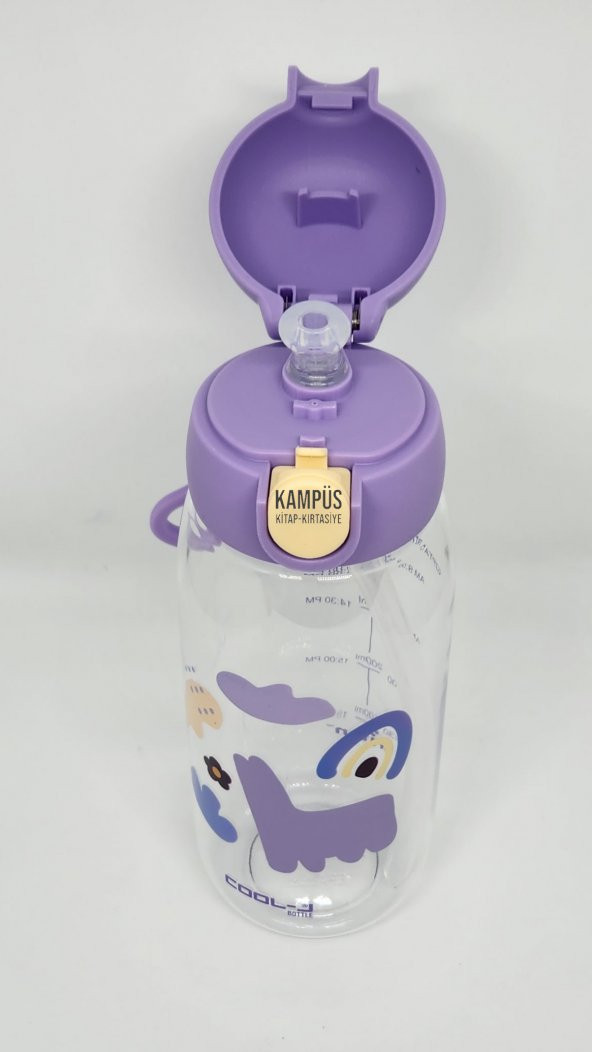 Gıpta Cool-J Medium 600ml Lila Kilitli Tritan K7551 Matara - 2