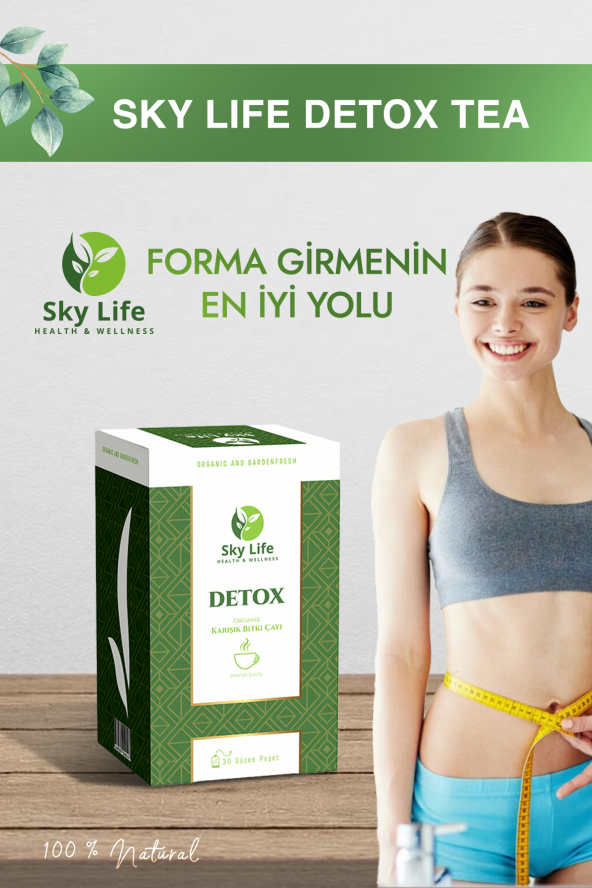 Detox Çayı.Kilo VermeZayıflama Destekleyici.Form Çayı 7 Kutu