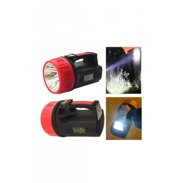 Gold Silver Gs-2621 15 W Şarjlı Projektör El Feneri El Lambası - Resim 3