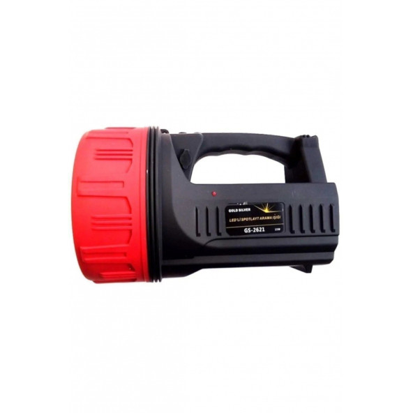 Gold Silver Gs-2621 15 W Şarjlı Projektör El Feneri El Lambası - Resim 5