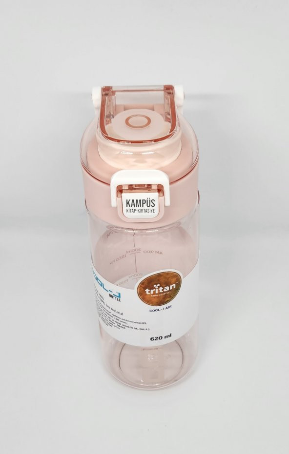 Gıpta Cool-J Air 620ml Soft Pembe Kilitli Tritan K7546 Matara - 2