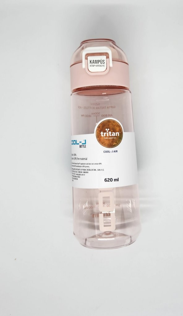 Gıpta Cool-J Air 620ml Soft Pembe Kilitli Tritan K7546 Matara - 3