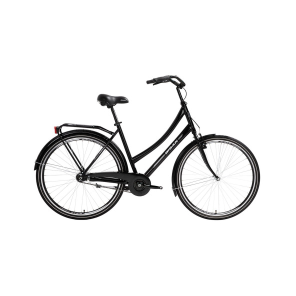 Bisan Fluante C 28 Jant 52 cm V Fren Kadın Şehir Bisikleti - Parlak Siyah-Silver