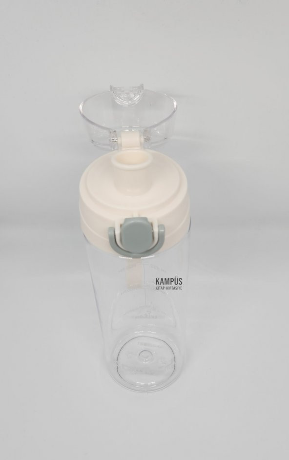 Gıpta Cool-J Optima 700ml Beyaz-Gri Kilitli Tritan K7565 Matara