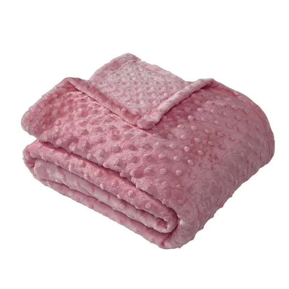 PEARLY PEMBE ÇİFT KİŞİLİK TOMURCUK SOFT BATTANİYE MERİNOS - 2