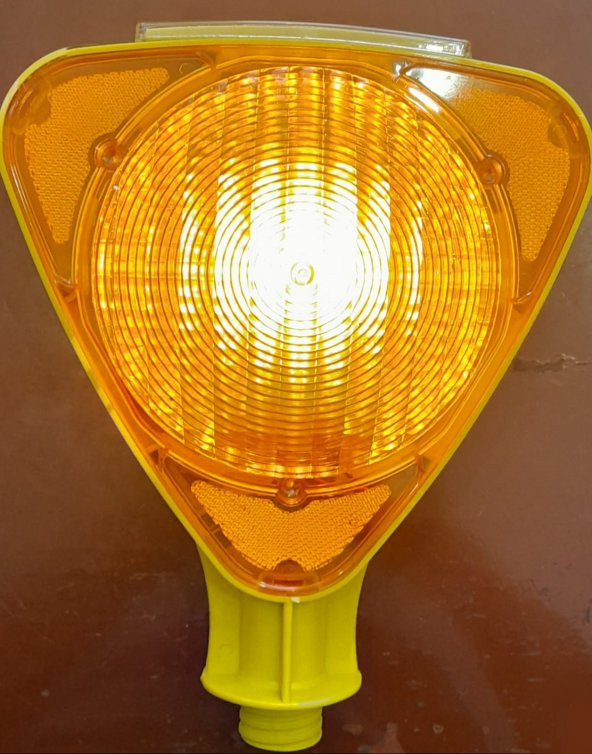 Solarlı Flaşörlü Uyarı Lambası - 2
