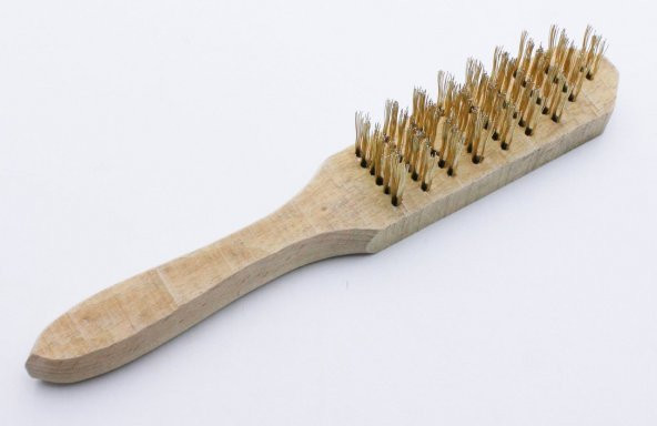 Ahşap saplı el tipi tel Fırça - 2