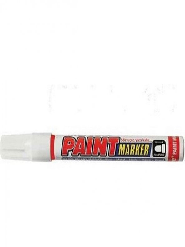 Paint Marker Silinmez Yazı Kalemi Metal Beyaz renk yazar