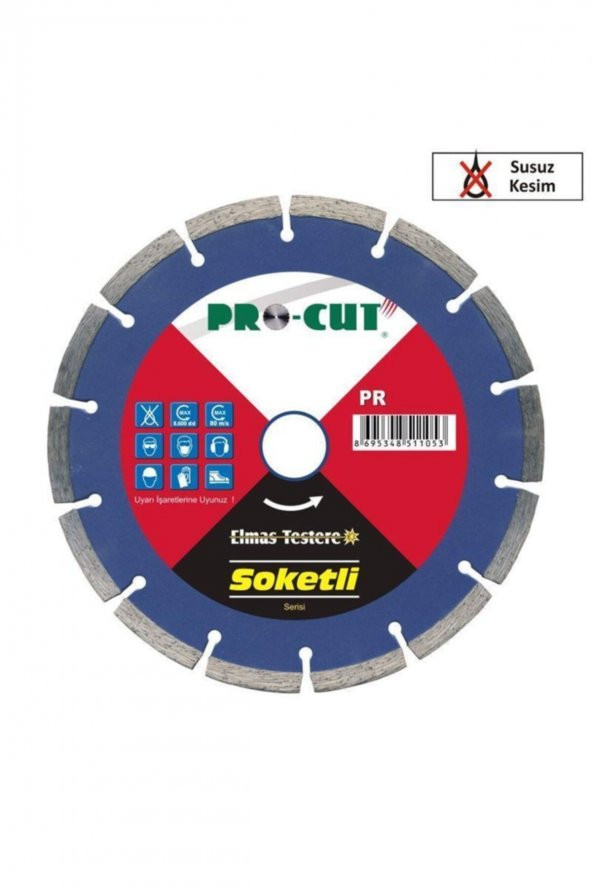 Procut A 115 Mm Soketli Elmas Testere