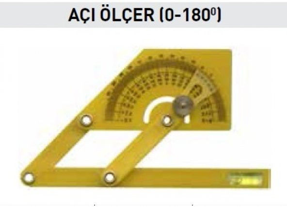 Açı Ölçer 0-180 Derece 12101 - 2