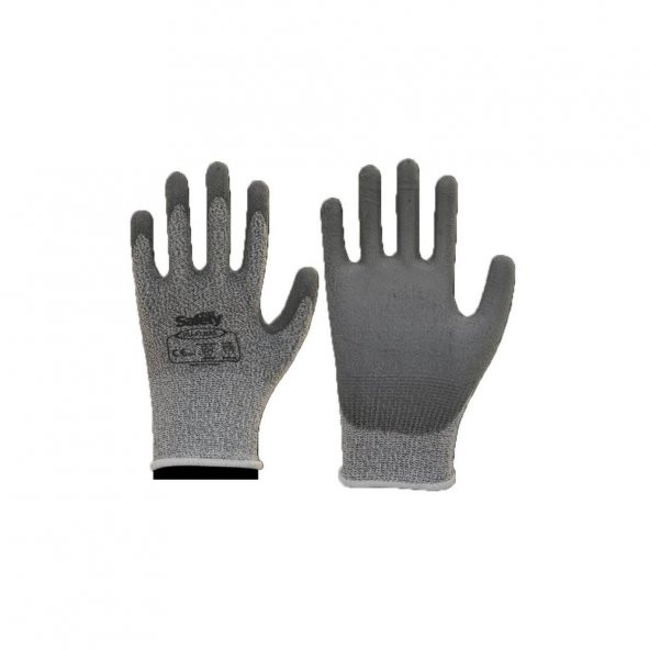 YANMAZ KESİLMEZ  kevlar ELDİVEN PU-FLEX CUT5 no:10 - 2