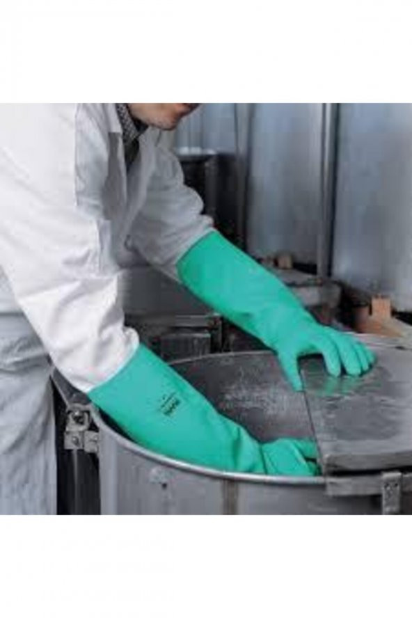 Ultranitril 480 No:9 Kimyasal Koruma Eldiveni.uzunluk 46cm.tiner Ve Solvente Dayanıklı. LARGE - Resim 2