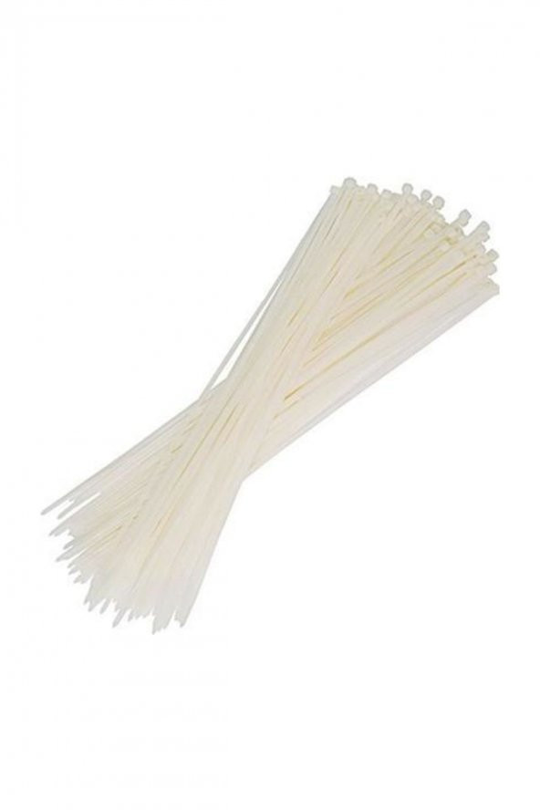 KABLO BAĞI CIRT KELEPÇE 3,6x300  beyaz 100 adetli