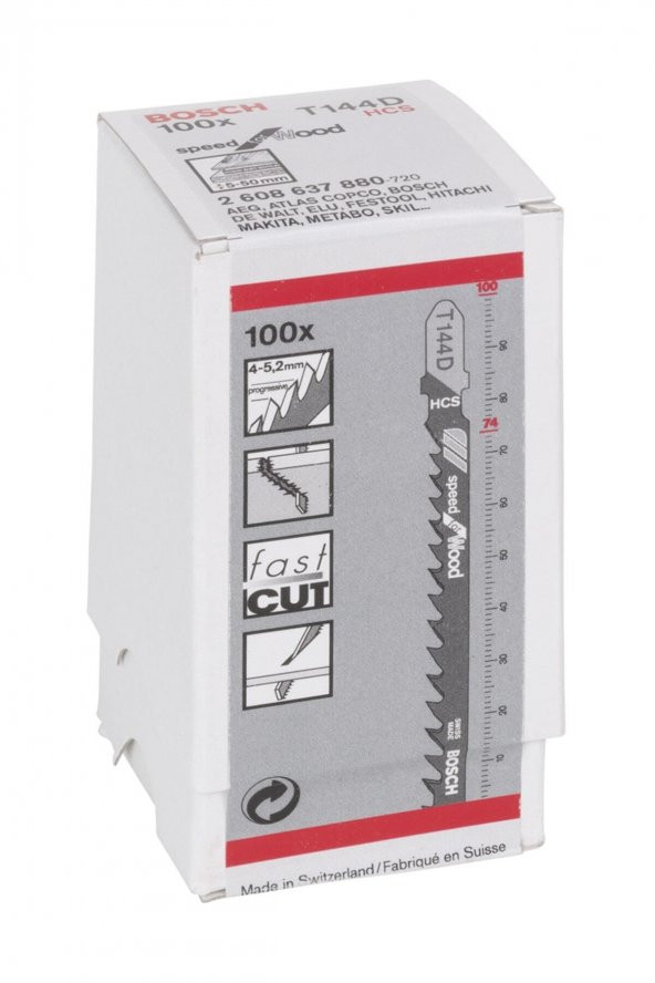 T 144 D Speed For Wood Dekupaj Testeresi Bıçağı - 2