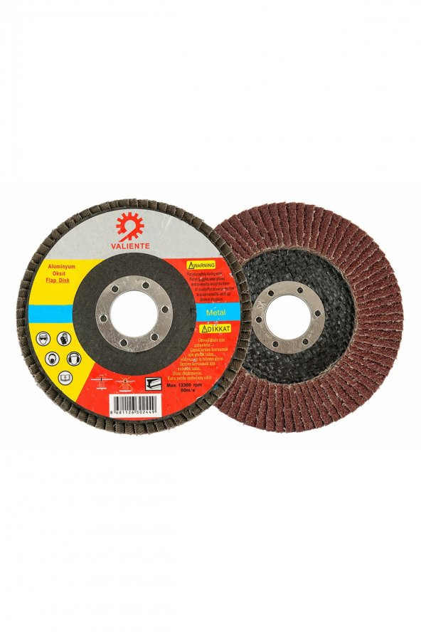 Flap Disc Alüminyum Oksit 115x22 80kum Nk 10 adetli Era15502 Valıente 10lu