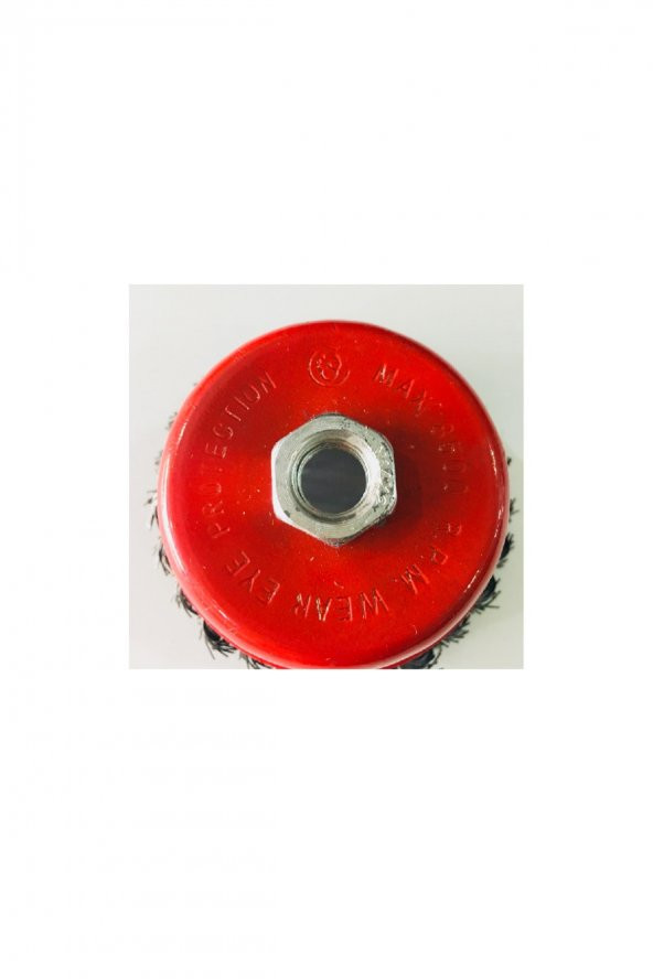 Çanak Fırça Burgulu 100 Mm Kaliteli Haktaş - 2