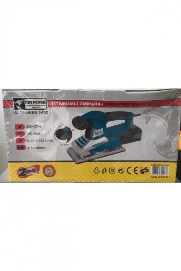 Catpower-3453- Titreşim Zımpara,350w.230x115 Mm - 2