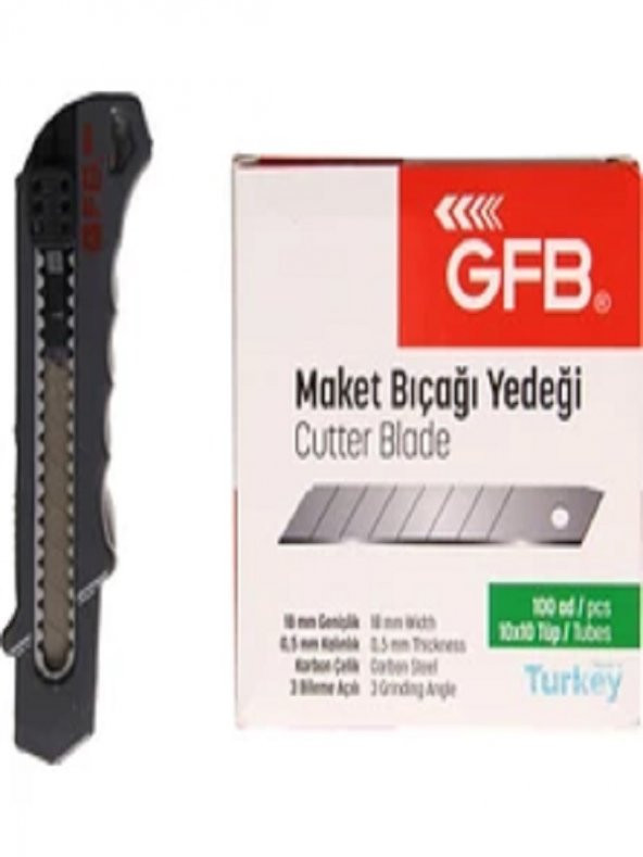 Maket Bıçağı Ağzı YEDEK 100 adetli