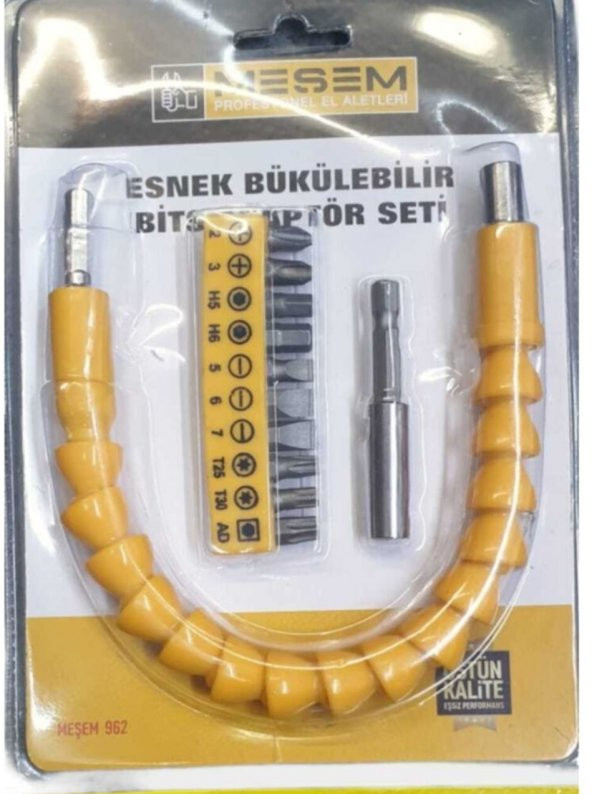 Esnek Bükülebilir Flexible Bits Adaptör Seti