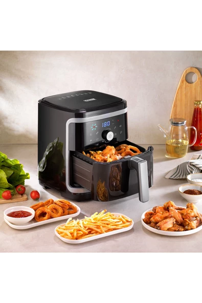 Thermochef XL Yağsız Fritöz Airfryer, 5 Litre Kapasite