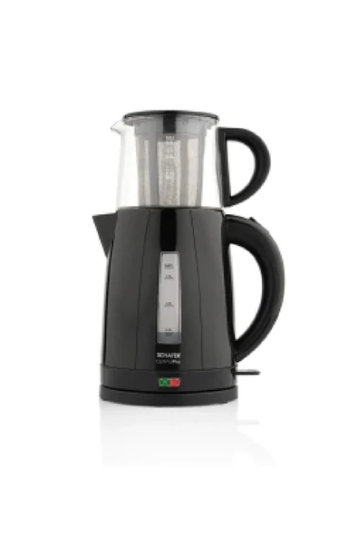 Hediyeli Siyah Optimal Plus Elektrikli Çay Makinesi 100lü Muffin Kalıbı Anneler Günü Özel - 3