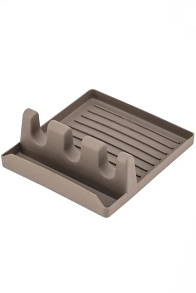 2 Adet Kirli Kaşıklık Kepçe Altlığı Tencere Kapak Tutucu Ve Kaşıklık - Tencere Kapağı Standı - Resim 5