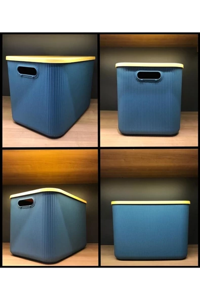 21 Lt Storage Yeşil Çok Amaçlı Dolap Içi Düzenleyici Kutu - Oyuncak Ve Çamaşır Sepeti