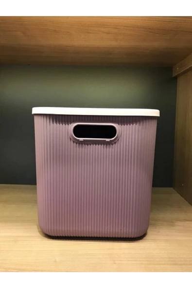 21 Lt Storage Mor Çok Amaçlı Dolap Içi Düzenleyici Kutu - Oyuncak Ve Çamaşır Sepeti - Resim 5