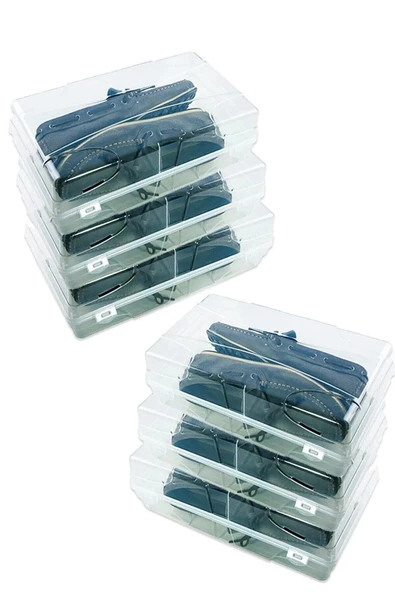 6 Adet Erkek Ayakkabı Kutusu - Saklama Kutusu Ayakkabı Düzenleyici King Boy - Resim 5