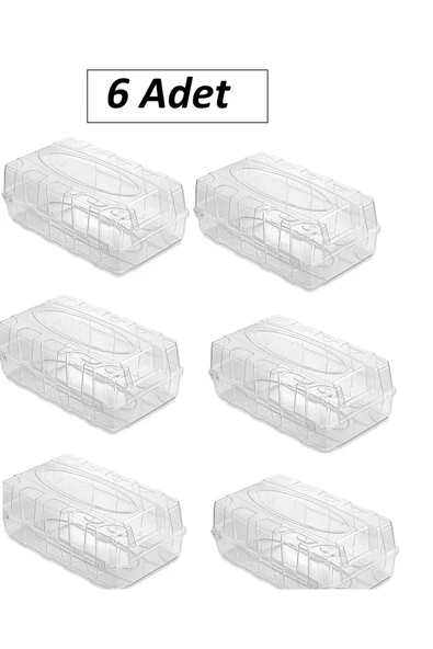 6 Adet Erkek Ayakkabı Kutusu - Saklama Kutusu Ayakkabı Düzenleyici King Boy - Resim 4