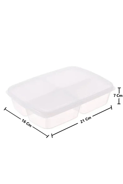 Large Taşınabilir Diyet Saklama Kabı Öğünlük Kahvaltılık Piknik Saklama Kutusu Beslenme Kutusu - Resim 6