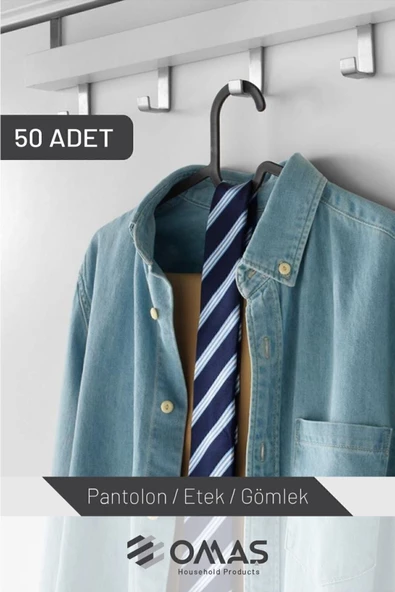 Elbise Askısı,50 Adet - 3