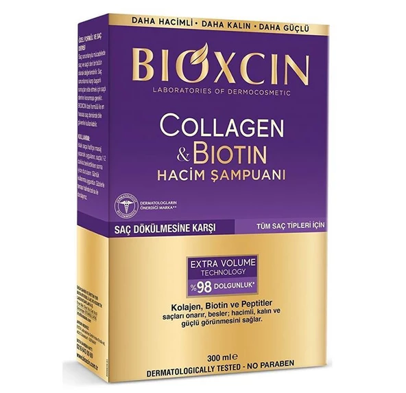 Bioxcin Collagen Biotin Hacim Şampuanı 300 ml