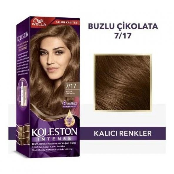Koleston Intense Saç Boyası 7/17 Buzlu Çikolata