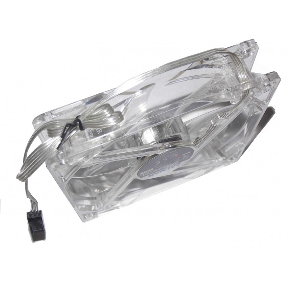 Zalman 12Cm Kasa Fanı Beyaz Mavi Led 3 Pin ZA1225CSL - 3