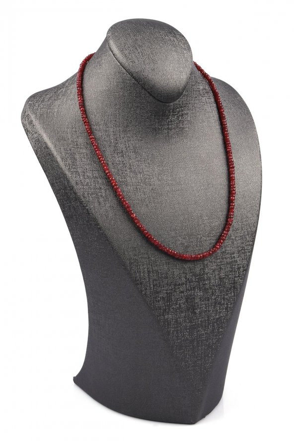 Yakut Doğal Taş Kolye Hint Kesim - 2